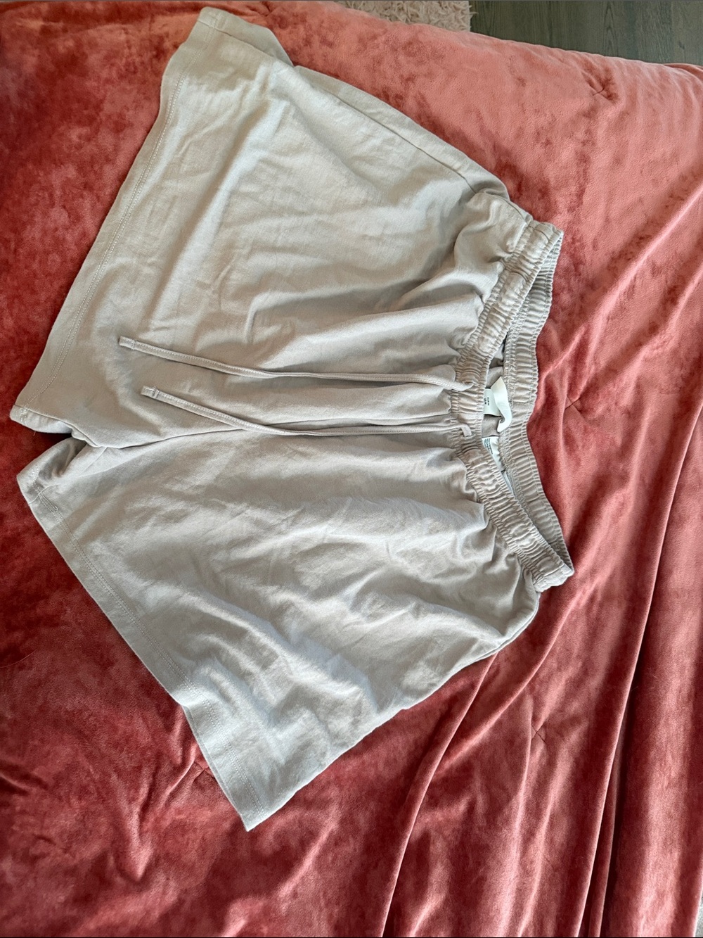 H&M Light Gray Athletic Drawstring Shorts